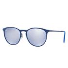 Ray-ban Women's Erika Metal Blue Sunglasses, Gray Lenses - Rb3539
