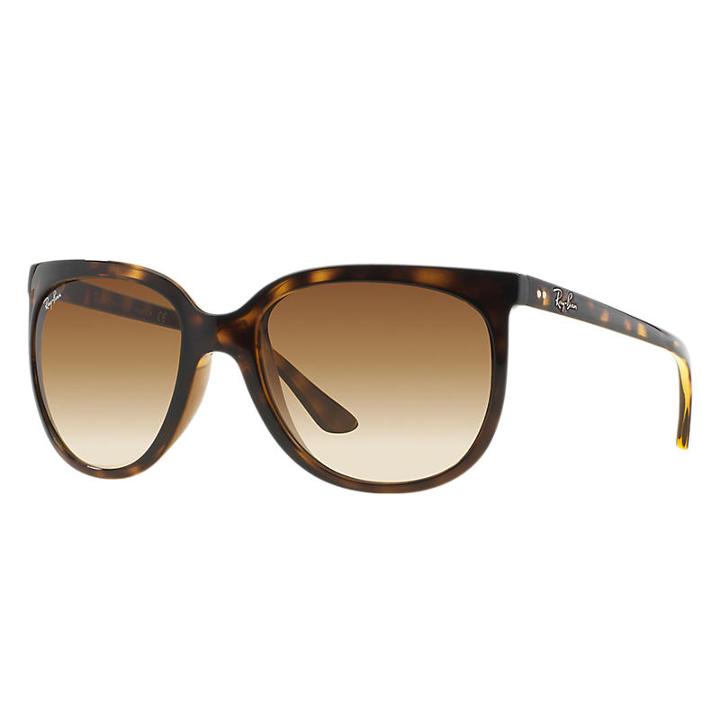 Ray-ban Cats 1000 Tortoise Sunglasses, Brown Lenses - Rb4126