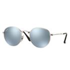 Ray-ban Round Metal Folding Silver Sunglasses, Gray Lenses - Rb3532