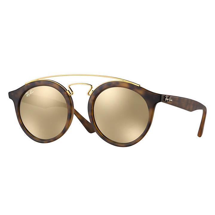 Ray-ban Gatsby I Tortoise Sunglasses, Yellow Lenses - Rb4256