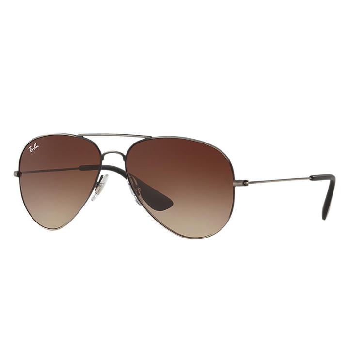 Ray-ban Black Sunglasses, Brown Lenses - Rb3558