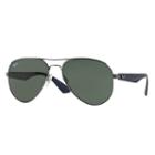 Ray-ban Blue Sunglasses, Green Lenses - Rb3523