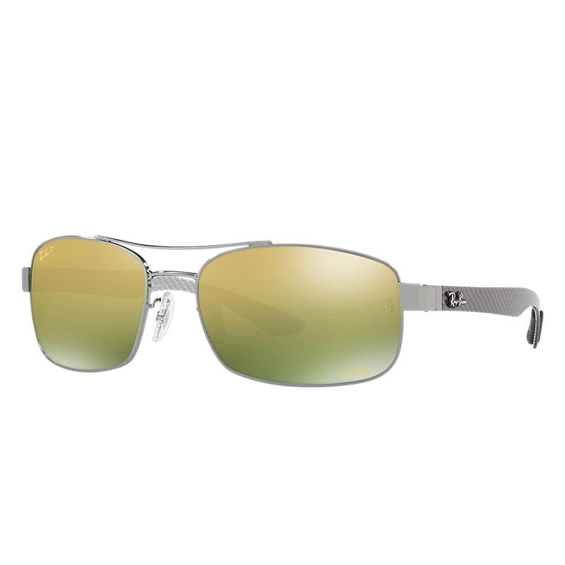 Ray ban Rb8318 Chromance Gunmetal Sunglasses Polarized Green Lenses Rb8318ch LookMazing