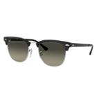 Ray-ban Clubmaster Metal Black Sunglasses, Gray Lenses - Rb3716