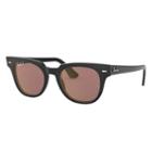 Ray-ban Meteor Classic Black Sunglasses, Polarized Violet Lenses - Rb2168