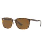 Ray-ban Black Sunglasses, Polarized Brown Lenses - Rb4303