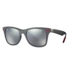 Ray-ban Scuderia Ferrari Collection Black Sunglasses, Gray Lenses - Rb4195m