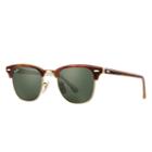 Ray-ban Clubmaster Reloaded Blue Sunglasses, Green Lenses - Rb3016