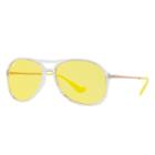Ray-ban Alex Copper Sunglasses, Yellow Lenses - Rb4201