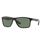 Ray-ban Black Sunglasses, Green Lenses - Rb4234