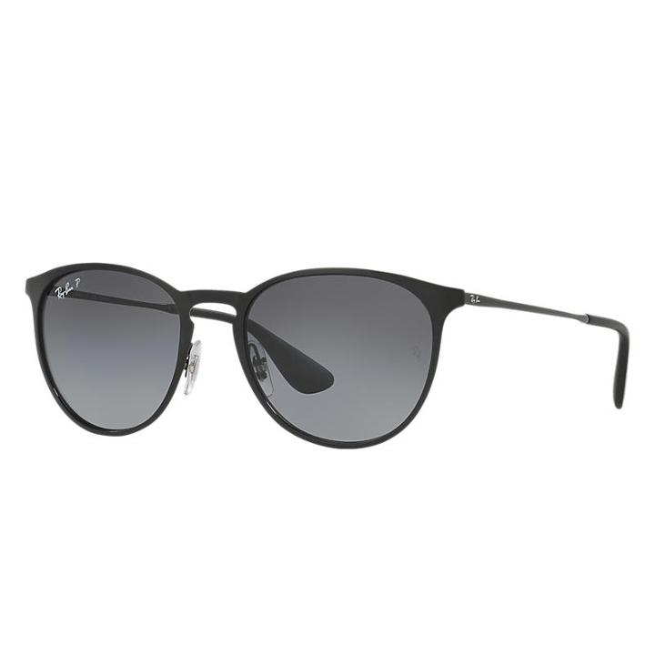 Ray-ban Women's Erika Metal Black Sunglasses, Polarized Gray Lenses - Rb3539