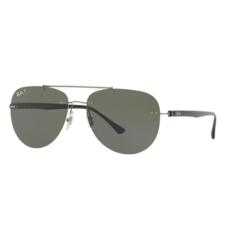 Ray-ban Blue Sunglasses, Polarized Green Lenses - Rb8059