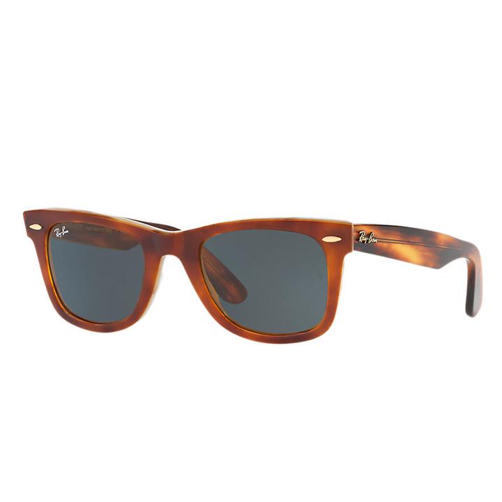 Ray-ban Original Wayfarer @collection Blue Sunglasses, Blue Sunglasses Lenses - Rb2140