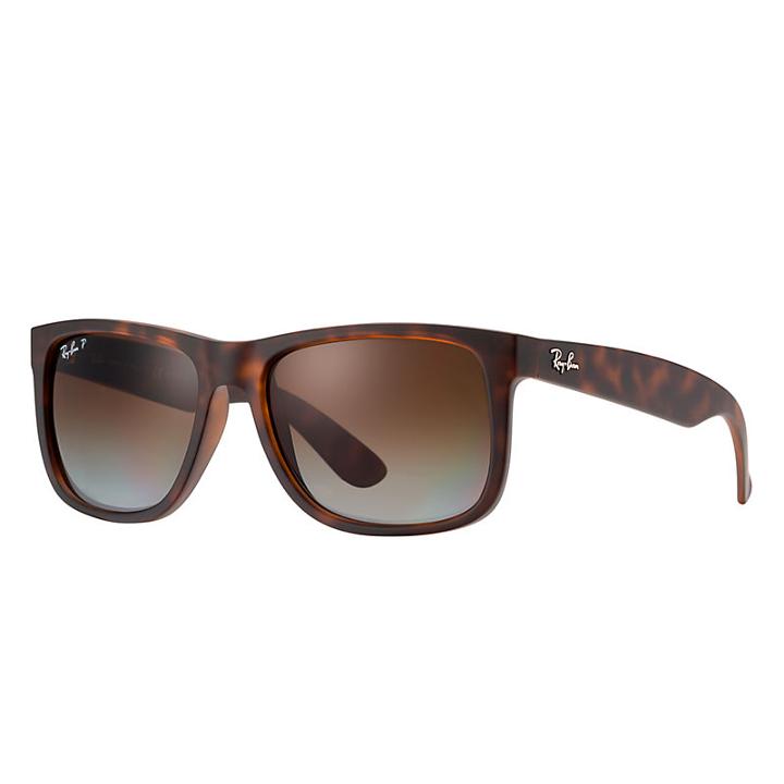 Ray-ban Justin Classic Tortoise, Polarized Lenses - Rb4165