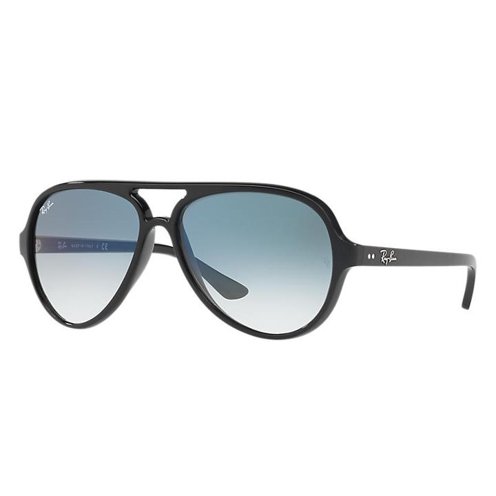 Ray-ban Cats 5000 Black Sunglasses, Blue Lenses - Rb4125