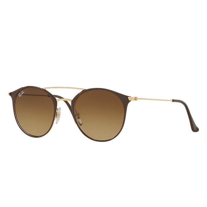 Ray-ban Gold Sunglasses, Brown Lenses - Rb3546