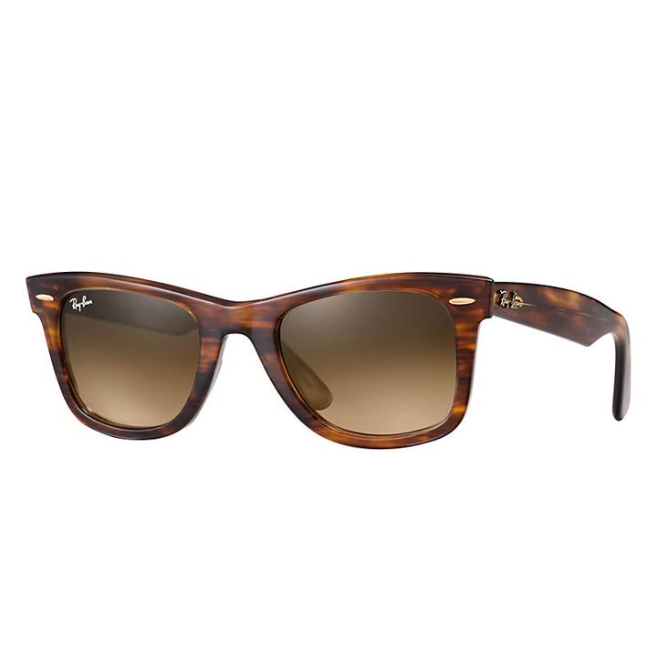 Ray-ban Original Wayfarer @collection Blue Sunglasses, Brown Lenses - Rb2140