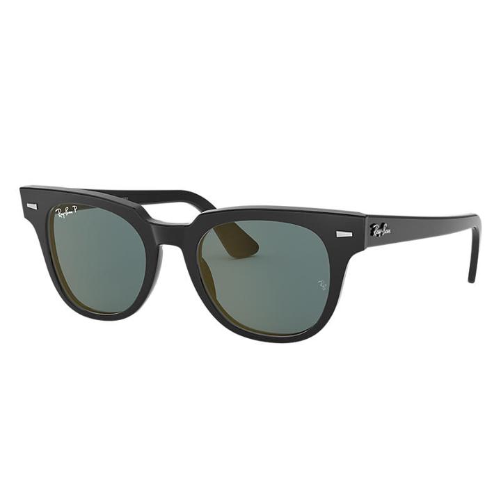 Ray-ban Meteor Classic Black Sunglasses, Polarized Gray Lenses - Rb2168