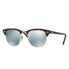 Ray-ban Clubmaster Blue Sunglasses, Gray Flash Lenses - Rb3016