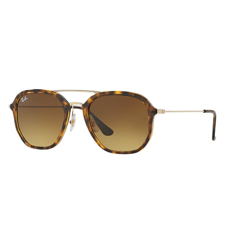 Ray-ban Gold Sunglasses, Brown Lenses - Rb4273