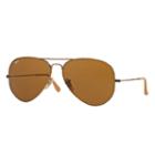 Ray-ban Aviator Classic Gold  Sunglasses, Brown Lenses - Rb3025