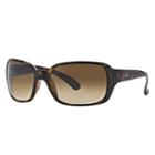 Ray-ban Tortoise Sunglasses, Brown Lenses - Rb4068