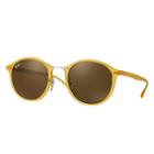 Ray-ban Yellow Sunglasses, Brown Lenses - Rb4242