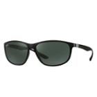 Ray-ban Black Sunglasses, Green Lenses - Rb4213