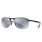 Ray-ban Scuderia Ferrari Germany Limited Edition Gunmetal Sunglasses, Gray Lenses - Rb4302m