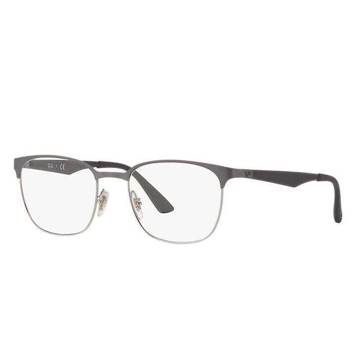 Ray-ban Gunmetal Eyeglasses Sunglasses - Rb6356
