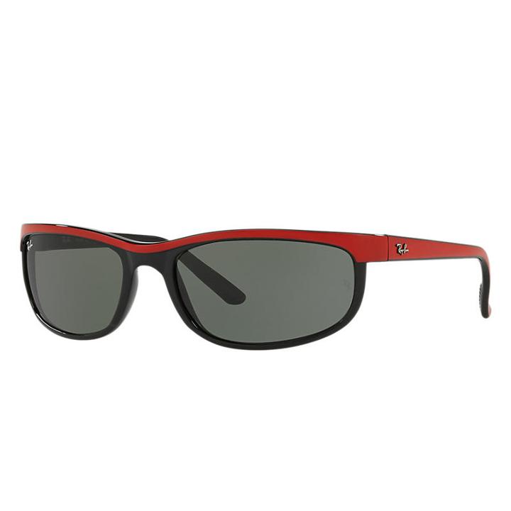 Ray-ban Men's Pred Ator 2 Red Sunglasses Sunglasses, Green Lenses - Rb2027