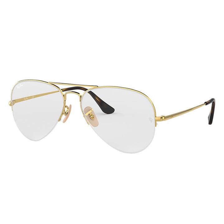 Ray-ban Men's Gold Eyeglasses - Rb6589