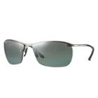 Ray-ban Men's Chromance Silver Sunglasses, Polarized Gray Lenses - Rb3544