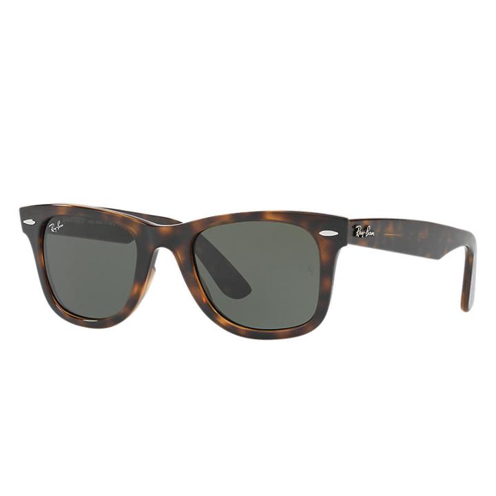 Ray-ban Wayfarer Ease Blue Sunglasses, Green Lenses - Rb4340
