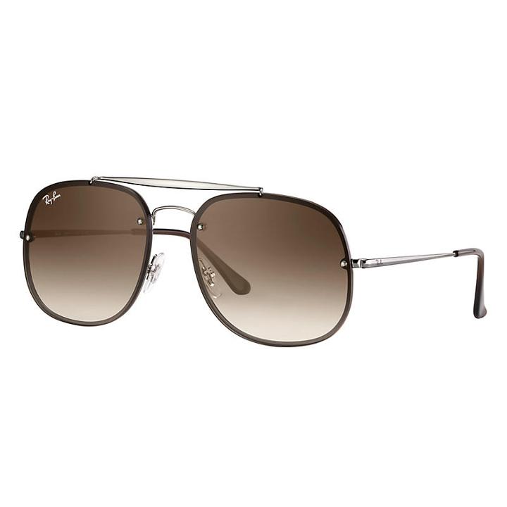 Ray-ban Men's Blaze General Gunmetal Sunglasses, Brown Lenses - Rb3583n