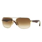 Ray-ban Men's Blue Sunglasses, Brown Lenses - Rb3483