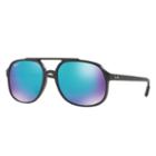 Ray-ban Black Sunglasses, Polarized Blue Lenses - Rb4312ch