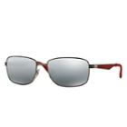 Ray-ban Gunmetal Sunglasses, Gray Lenses - Rb3529