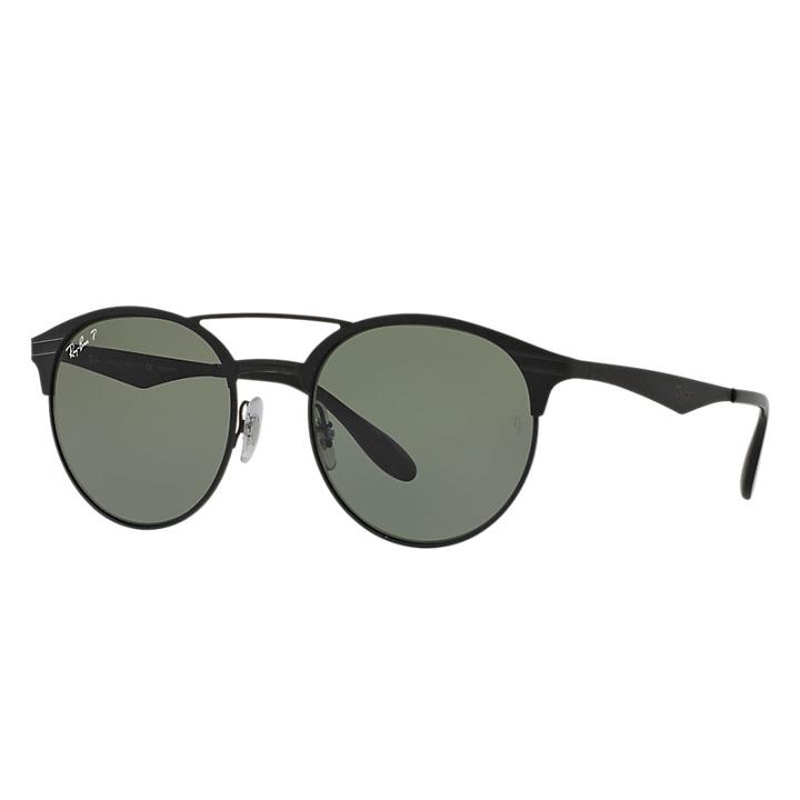 Ray-ban Black Sunglasses, Polarized Green Lenses - Rb3545