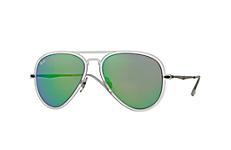 Ray-ban Unisex Transparent Aviator Sunglasses