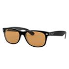 Ray-ban New Wayfarer Black Sunglasses, Yellow Lenses - Rb2132