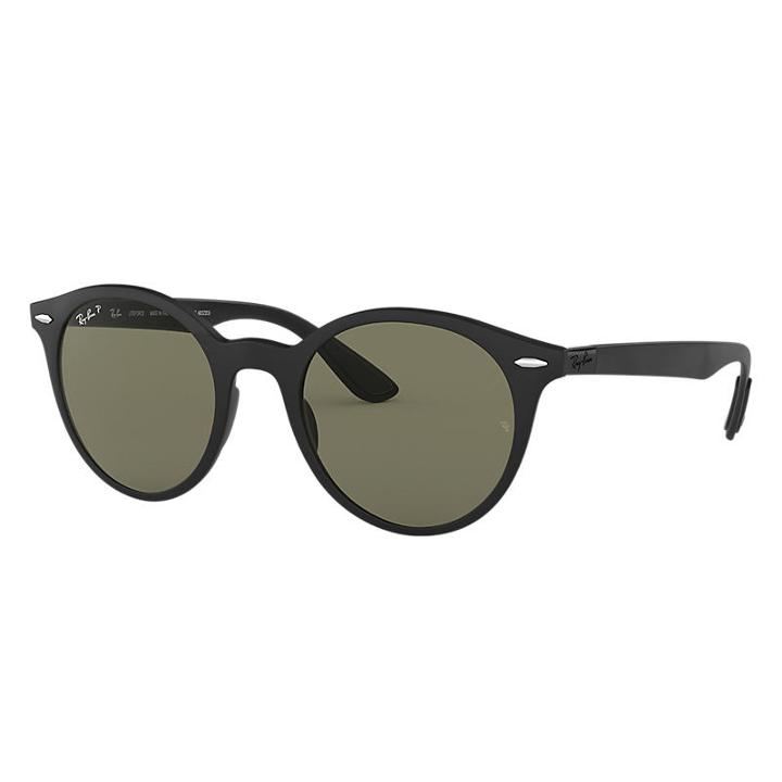 Ray-ban Men's Black Sunglasses, Polarized Green Lenses - Rb4296