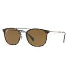 Ray-ban Gunmetal Sunglasses, Brown Lenses - Rb4286
