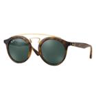Ray-ban Gatsby I Tortoise Sunglasses, Green Lenses - Rb4256