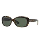 Ray-ban Women's Jackie Ohh Blue Sunglasses, Green Lenses - Rb4101
