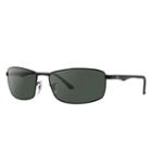 Ray-ban Black Sunglasses, Polarized Green Lenses - Rb3498