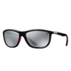 Ray-ban Scuderia Ferrari Collection Black Sunglasses, Gray Lenses - Rb8351m