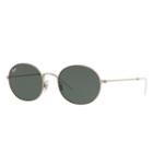 Ray-ban Silver Sunglasses, Green Lenses - Rb3594