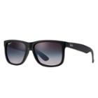 Ray-ban Justin Classic Black Sunglasses, Polarized Gray Lenses - Rb4165