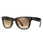Ray-ban Wayfarer Folding Classic Blue  Sunglasses, Brown Lenses - Rb4105